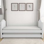 Sleep Sync Melody Twin Upholstered Daybed and Trundle