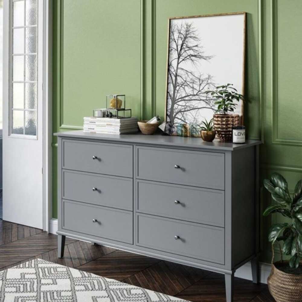 Soderville-6-Drawer-Dresser-in-Grey-11 Soderville 6 Drawer Dresser in Grey