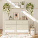 Soderville 6 Drawer Dresser in Pink (2)