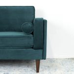 Symmetrical Corner Velvet Sectional Sofa