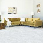 Symmetrical Corner Velvet Sectional Sofa