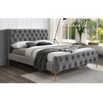 Tufted Low Profile Bed