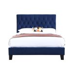 Tufted Upholstered Low Profile Standard Bed