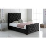 Twin Velvet Upholstered Bed Frame