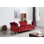 Velvet Tufted Sofa