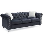 Velvet Tufted Sofa