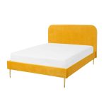 Velvet Upholstered Bed