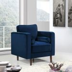 Velvet fabric contemporary tufted sofa