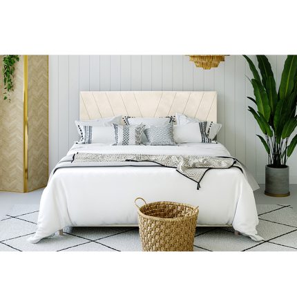Virginia Velvet Tufted Bed