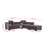 Fatima Furniture Sofa Dimension
