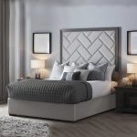 Cross Blockwork Style Headboard Bed