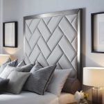 Cross Blockwork Style Headboard Bed