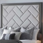 Cross Blockwork Style Headboard Bed