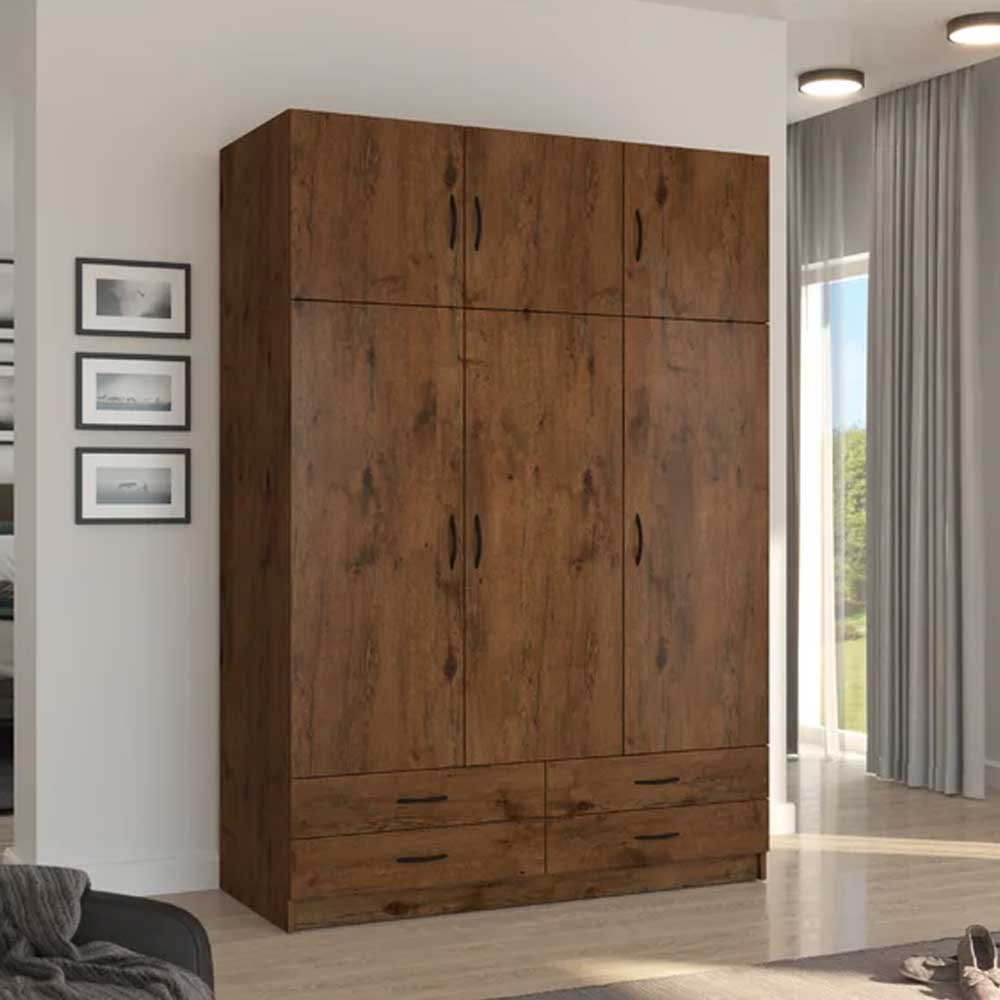 Estephania-3-Door-Lamination-wood-Wardrobe-1 Estephania 3 Door Lamination wood Wardrobe