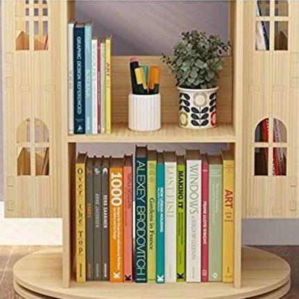 Fatima Furniture 360 Rotating Bookcase
