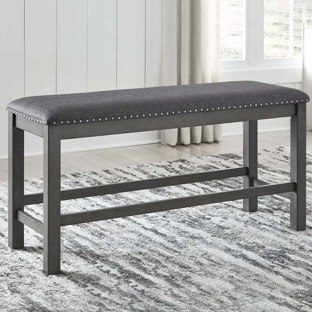 Fatima-Furniture-Gray-Dining-Bench-1 Fatima Furniture Gray Dining Bench