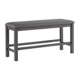 Fatima Furniture Gray Dining Bench
