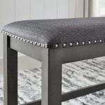 Fatima Furniture Gray Dining Bench