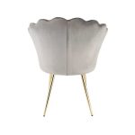 Fatima Furniture Velvet Accent Chair