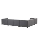 Haisleigh 7-Piece Upholstered Sectional Sofa