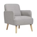 Occasional Linen Upholstered Armchair