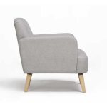 Occasional Linen Upholstered Armchair