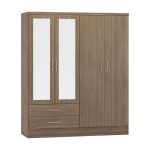 Sayville 4 Door Wardrobe