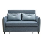 Loveseat Sofa with Convertible Sofa Bed 4
