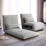 Small Loveseat Sofa Bed with Pull-Out Feature for Living Room