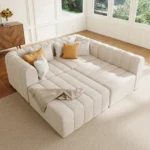 L-Shape Fabric Sofa