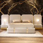 Upholstered Panel Bed