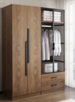 Discover our luxury custom MDF wardrobe with glass doors. Designed and crafted by BAF Furniture UAE — premium quality, fully customizable furniture solutions.